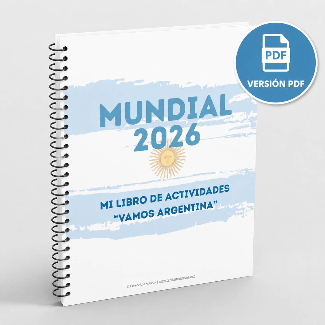 LIBRITO DE ACTIVIDADES IMPRIMIBLES "VAMOS ARGENTINA" 2026 - 30 PÁG.