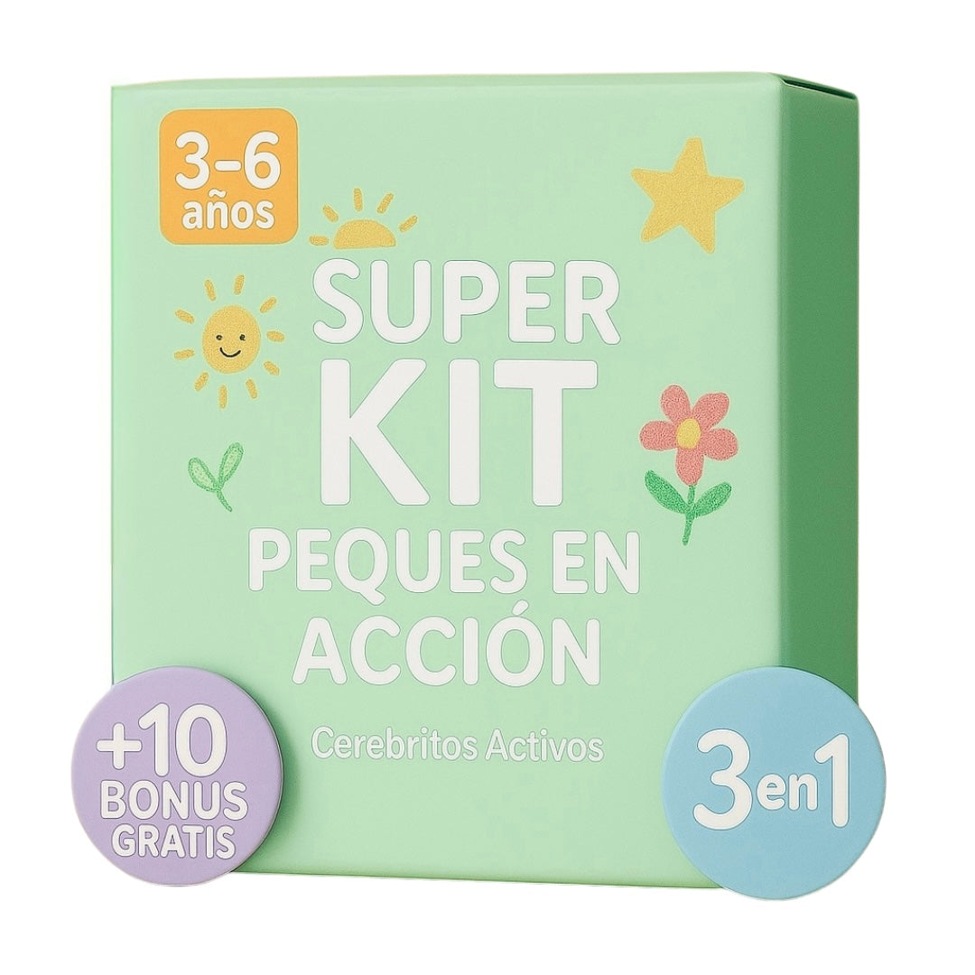 KIT 3en1 + BONUS - Para mamás y peques de 3 a 6 años (Versión Pdf)